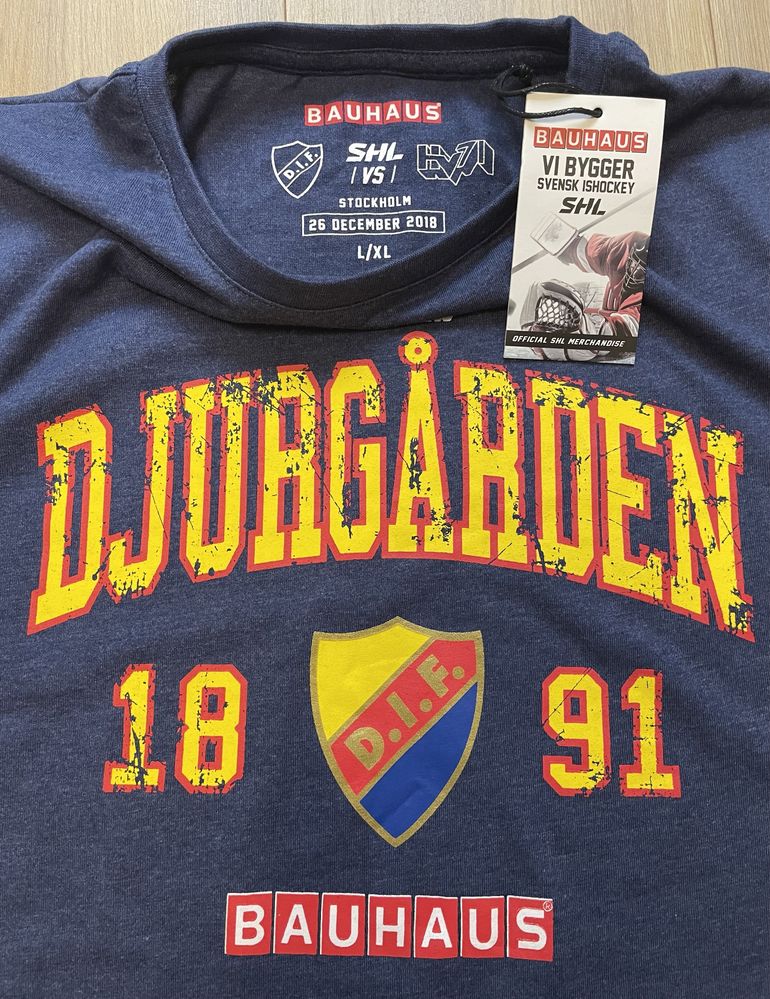 Футболка Bauhaus SHL Djurgardens (не NHL)