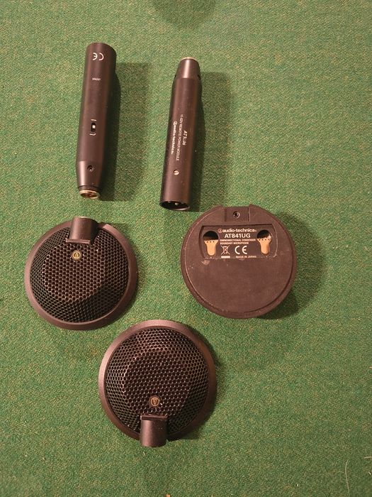 AT841UG audio tech mikrofon AT8538 zasilacz fantomowy