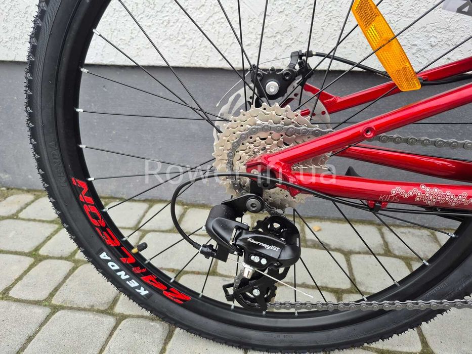 Дитячий гірський велосипед для 8-12 років Leon JUNIOR AL 24" DD CS