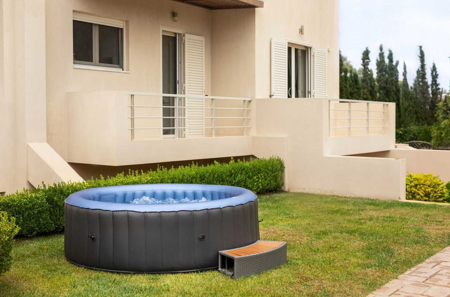 Nowe Jacuzzi Ogrodowe 4- osobowe od Mspa Model Bergen na 2025 UVC Regu