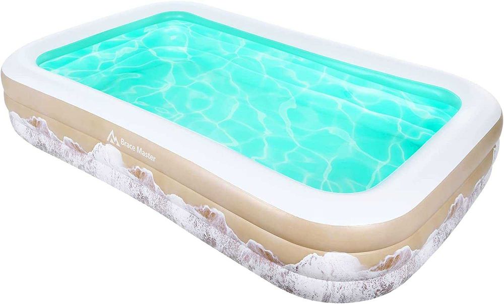 Piscina insuflável, 241 x 142 x 56 cm, Nova