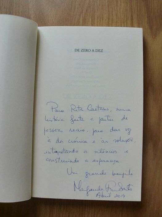 De Zero a Dez de Margarida Fonseca Santos