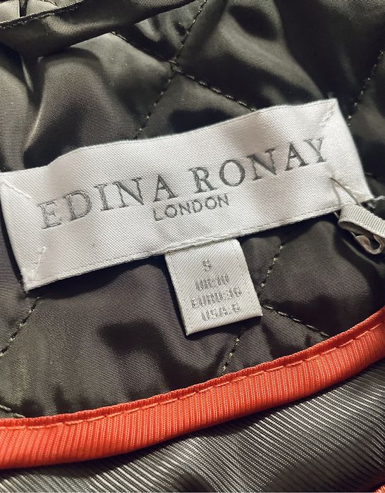 Nowa pikowana kurtka luksusowej marki Edina Ronay, rozmiar 36