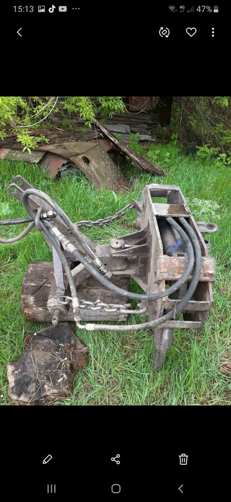 Продам гідро захват для роботи в лісі