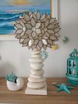 Candeeiro 80cm.Base cerâmica,abajour estrela.LER DESCRIÇÃO DO ANÚNCIO!