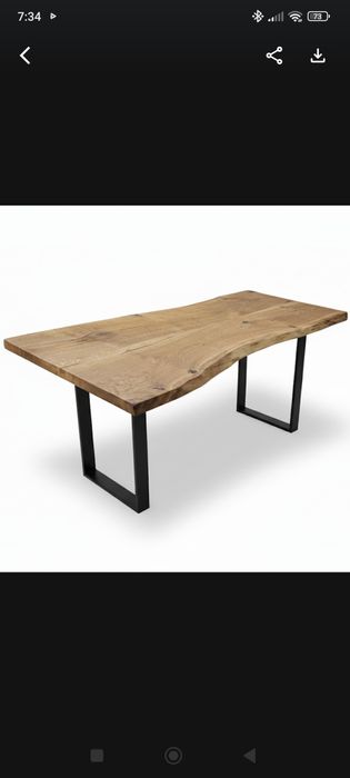 Blat Live Edge na stół biurko ławę 170x72-60