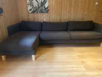 Sofa Karlstadt Ikea 3 osobowa z szezlongiem lub 3 os sofa