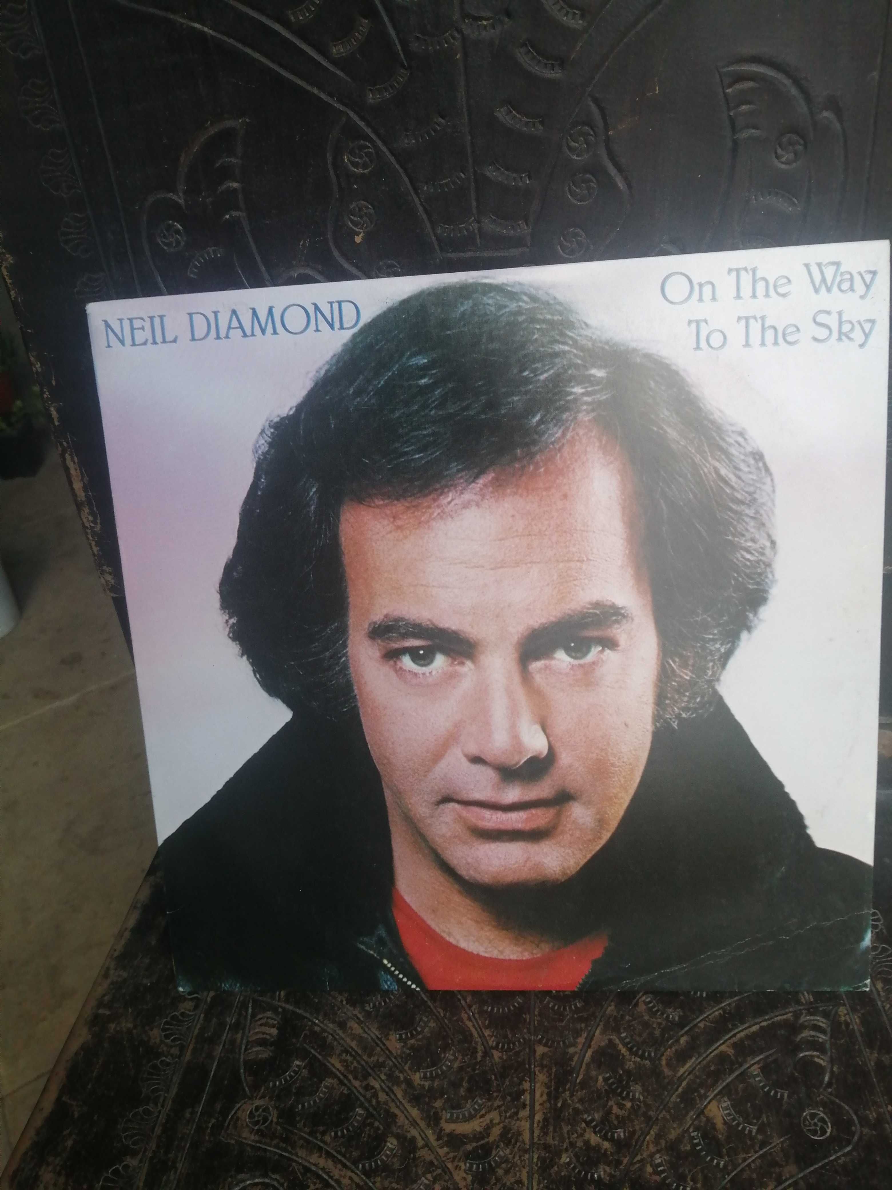 lp , vinil , neil diamond on the way to the sky 1981