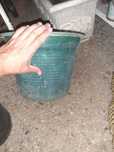 Vaso verde 40cm diametro 30 altura