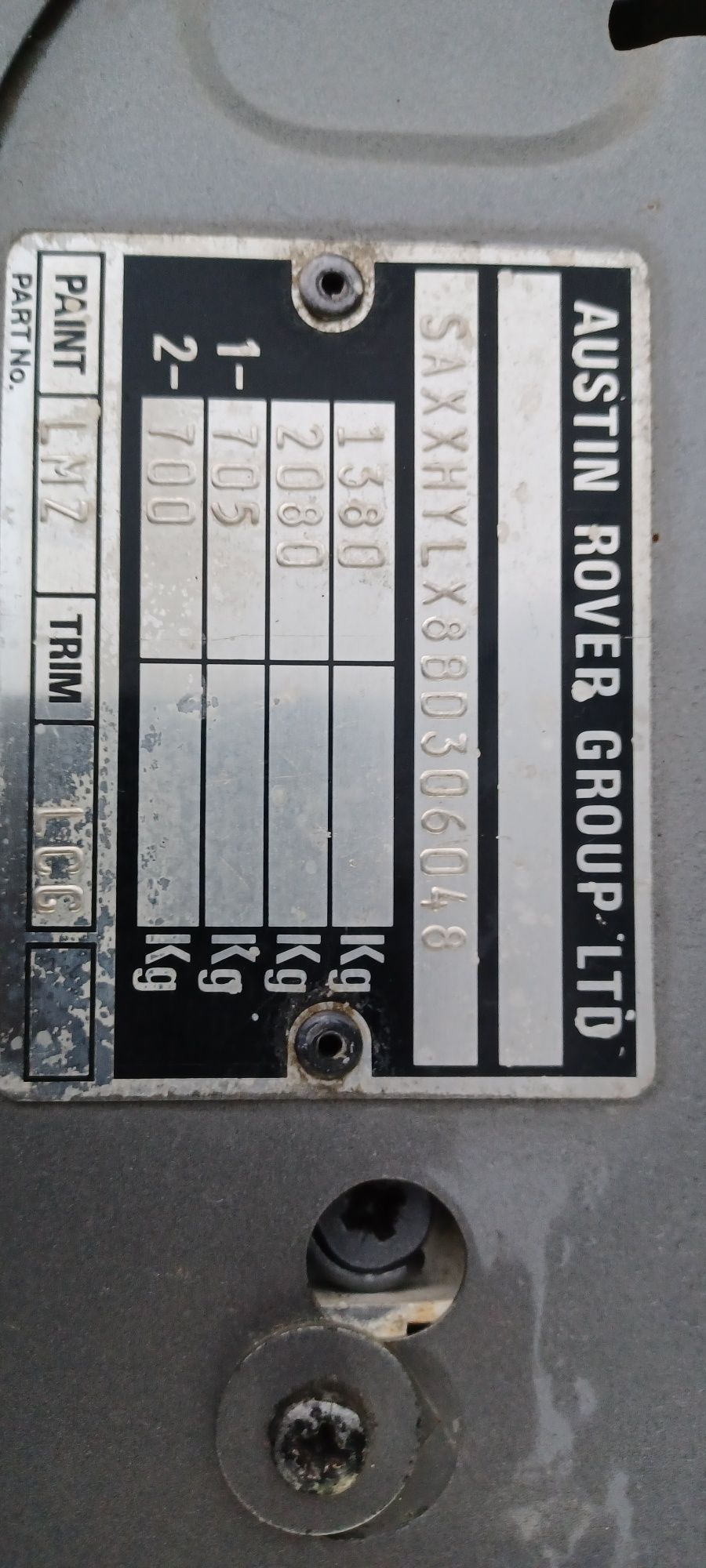 Rover 213 SE 1989