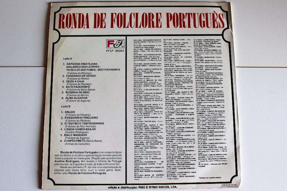Disco de Vinil - Ronda de Folclore Português