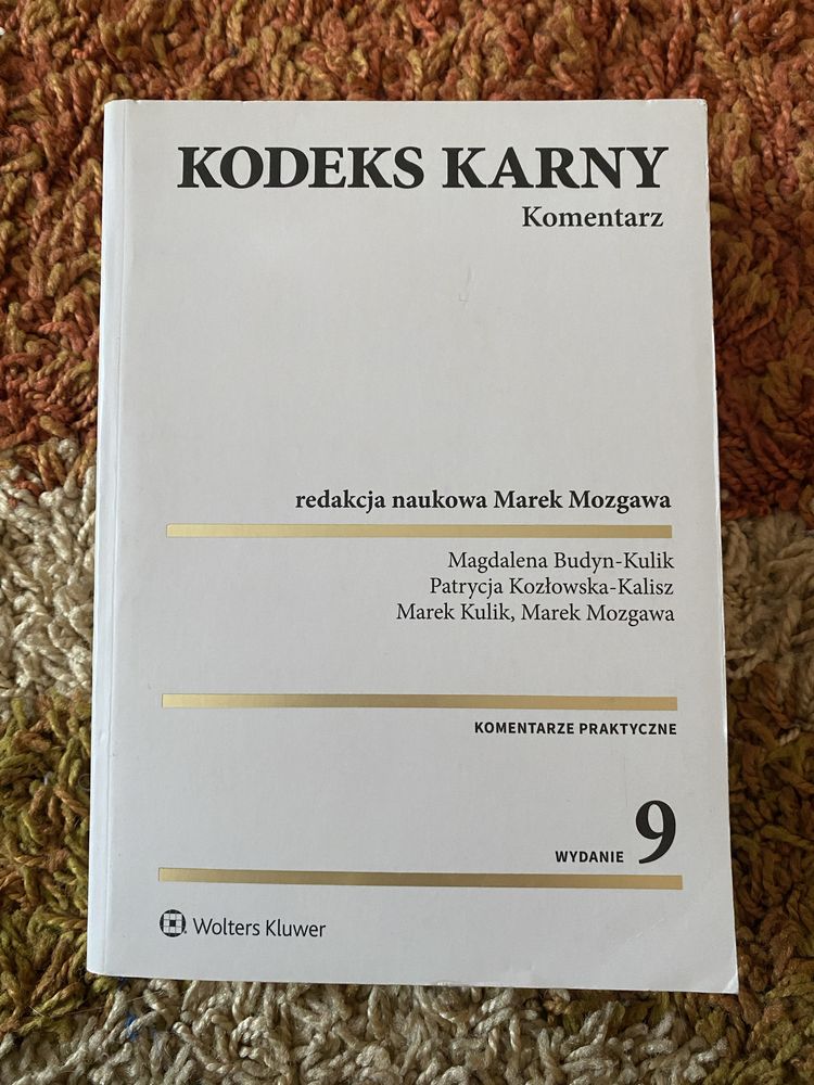 Kodeks karny. Komentarz, red. M. Mozgawa, wyd. 9