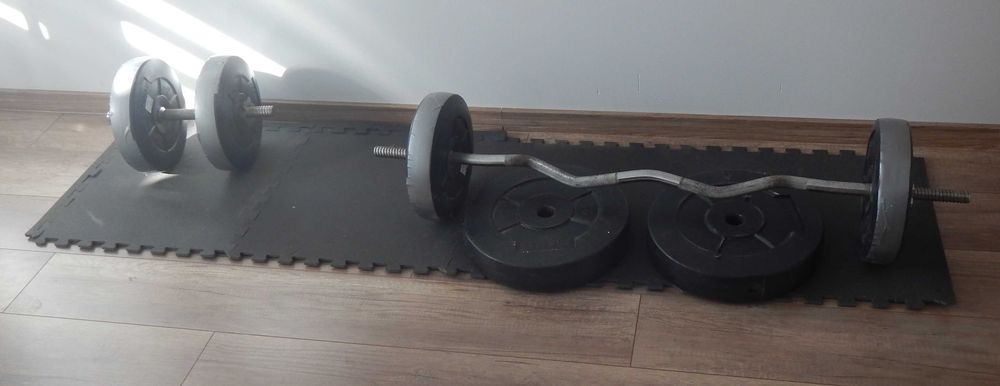 Sprzedam sztangę i hantle