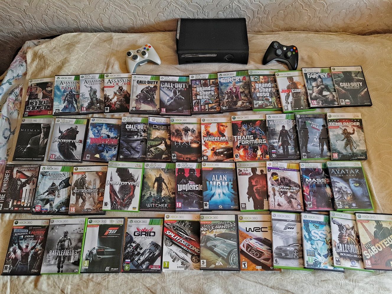 Xbox 360 (+70 дискiв з iграми)