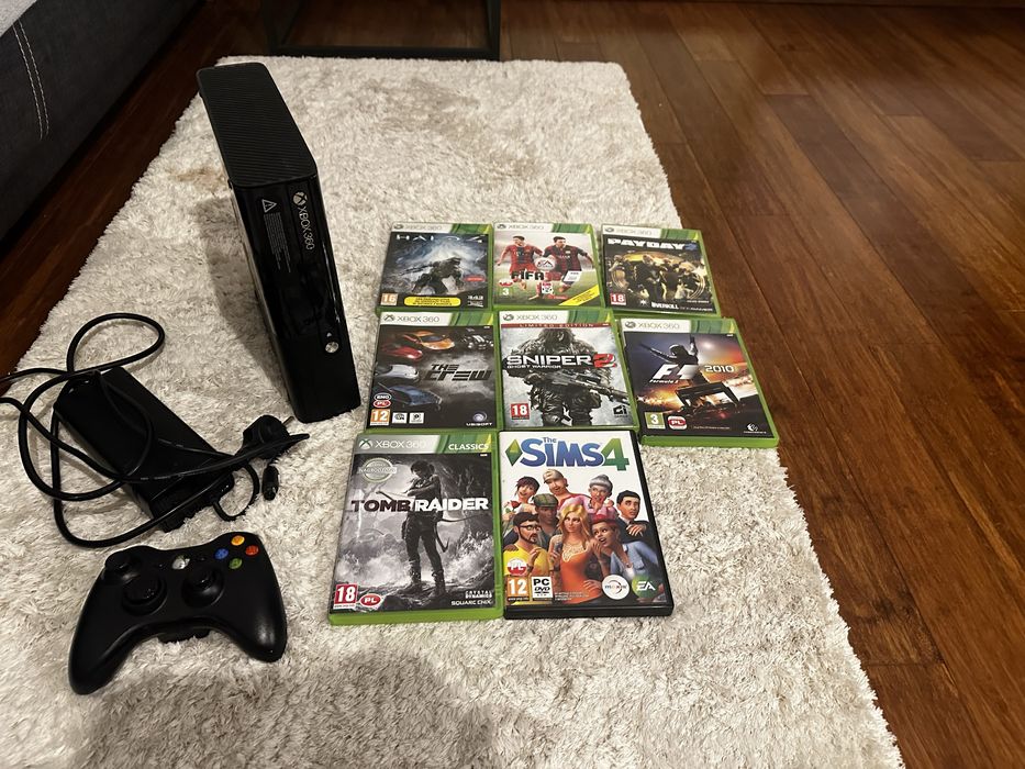 Xbox360 500GB+pad i gry