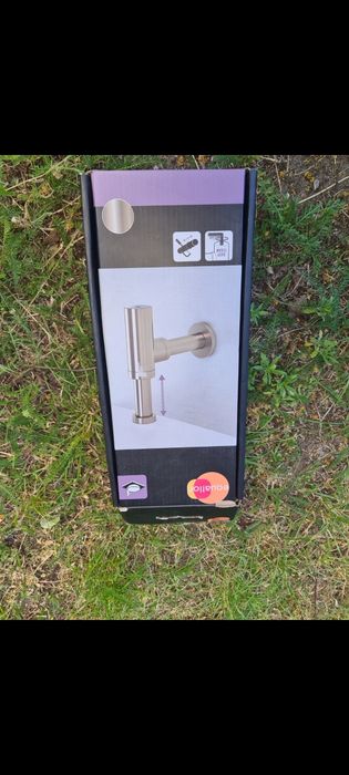 Syfon umywalkowy  szczotkowane złoto  Equation