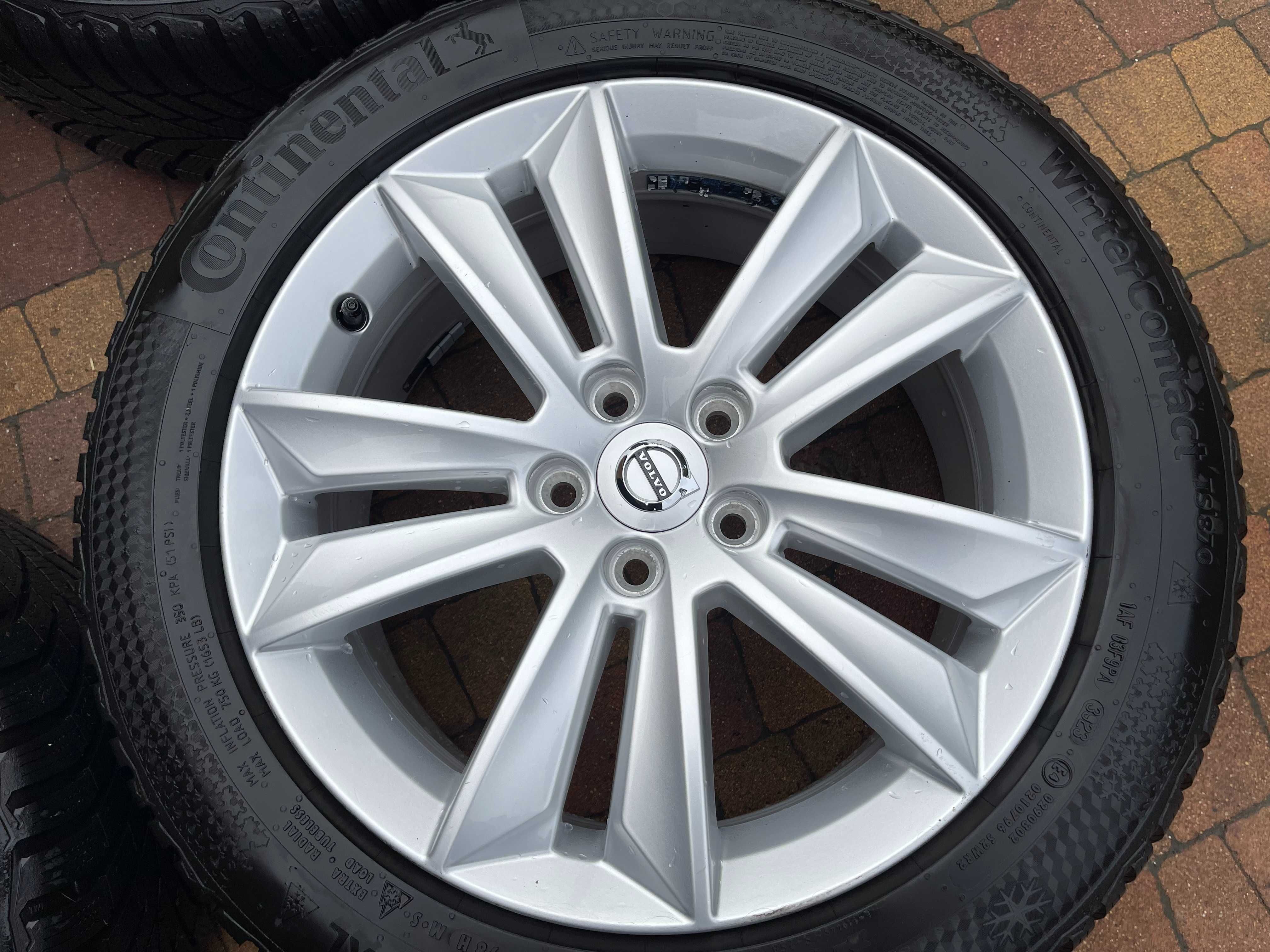 3666. Koła zimowe Volvo S60 V60 II oryginał 5x108 225/50/17 8.5mm 23r