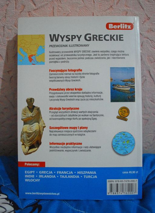 Przewodnik Wyspy Greckie Polski польский язык, книга Греция