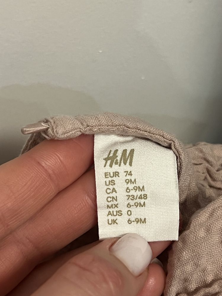 Костюмчик h&m на дівчинку 6-9 міс