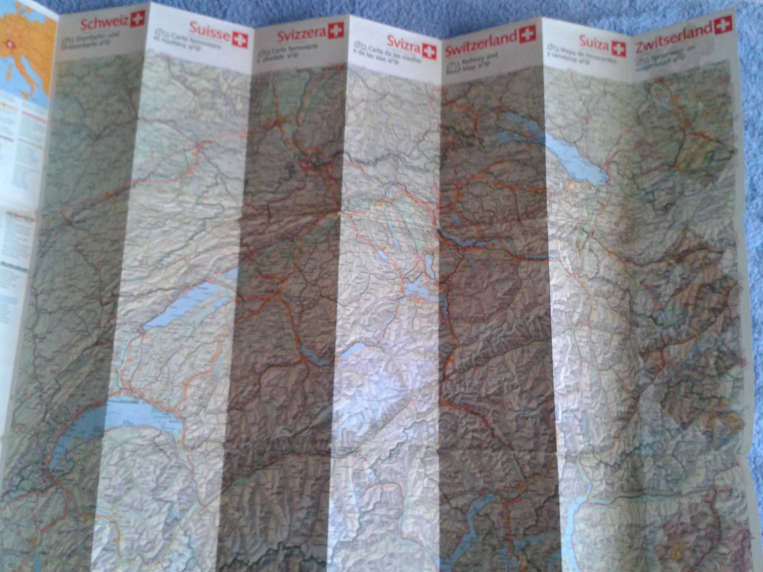 MAPAS de países e/ou cidades da Europa+Nova Iorque