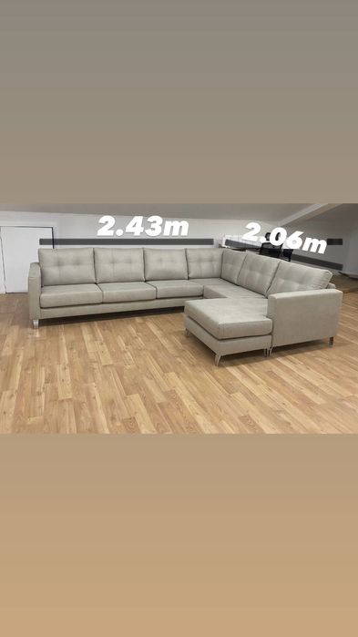 Sofá com chaise longue