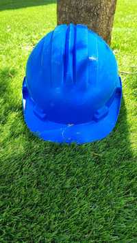 Capacete Obras Azul