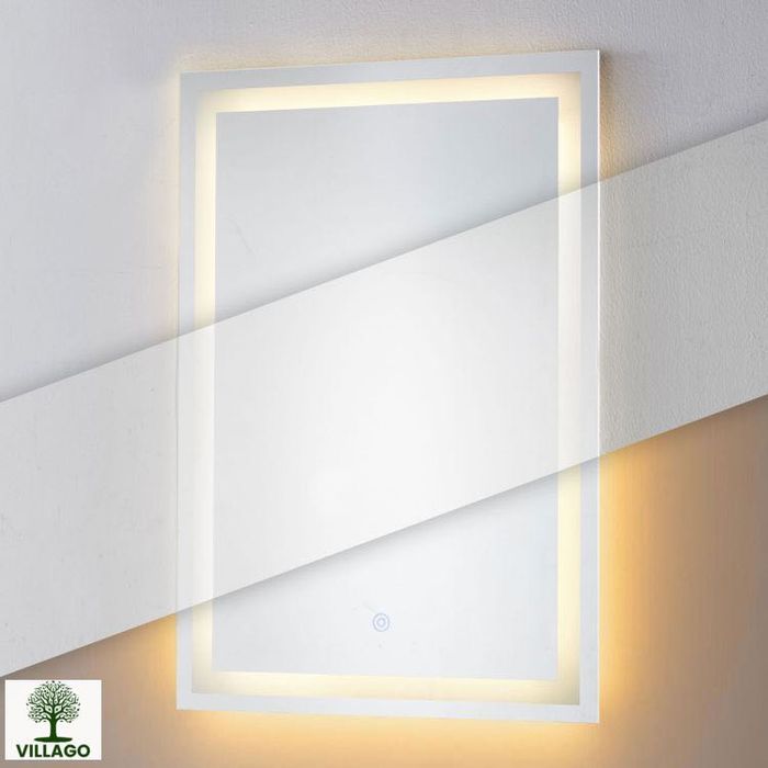 NOWE Lustro łazienkowe LED 50x70 cm z 3 barwami światła Villago Home
