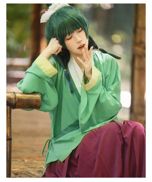 Fiamll Maomao przebranie na karnawał Hanfu sukienka aptekarz pamiętnik