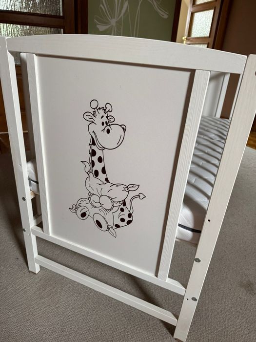 Łóżeczko dziecięce z materacem, 120x60
