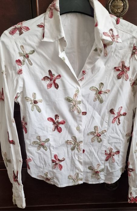 Camisa bordada  Italiana