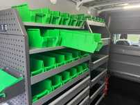 Zabudowa serwisowa warsztatowa regały bus szafki Master Ducato Crafter