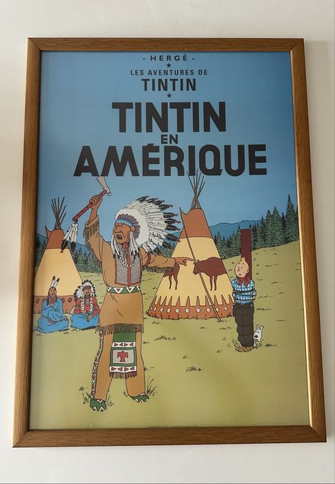 Quadro TinTin com moldura