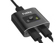 Rozdzielacz HDMI Fokky 4K/60Hz dwukierunkowy przełącznik HDMI