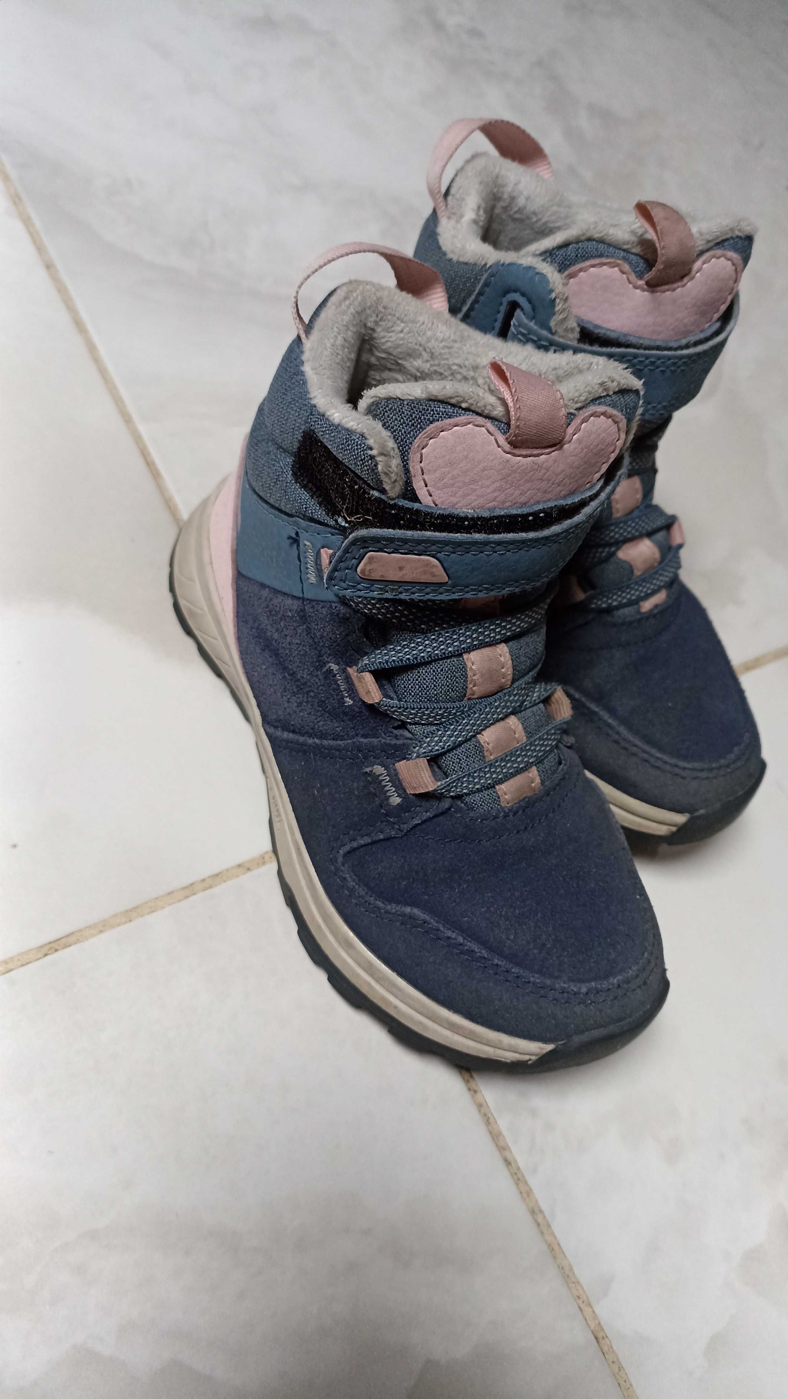 Buty zimowe dziewczęce rozmiar 30