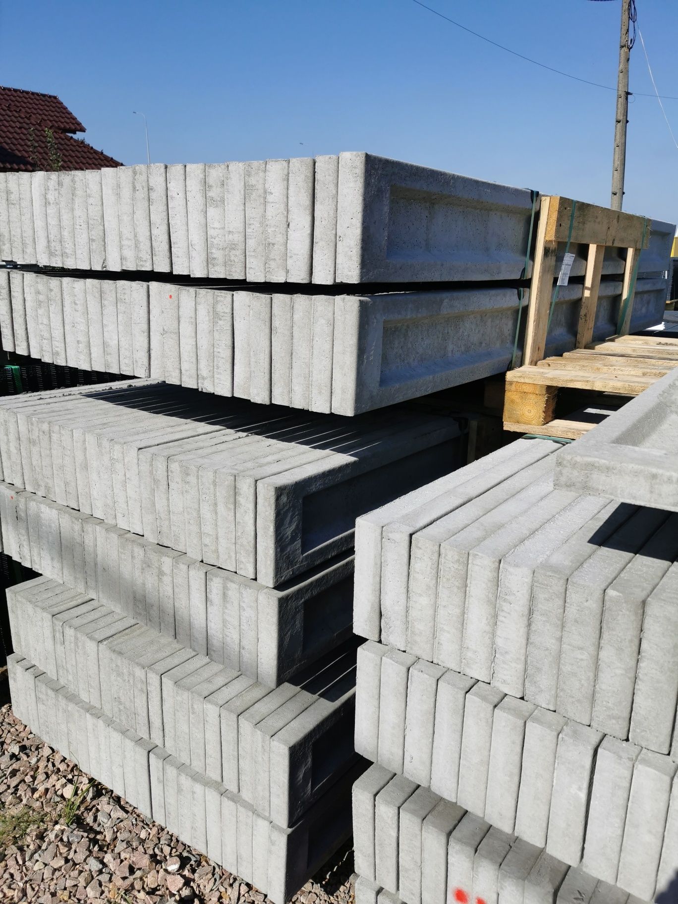 Panel ogrodzeniowy deska płyta murek h20cm