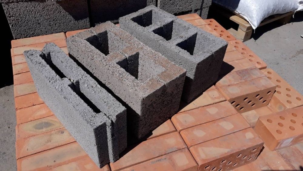 Керамзитовые блоки, кирпич,