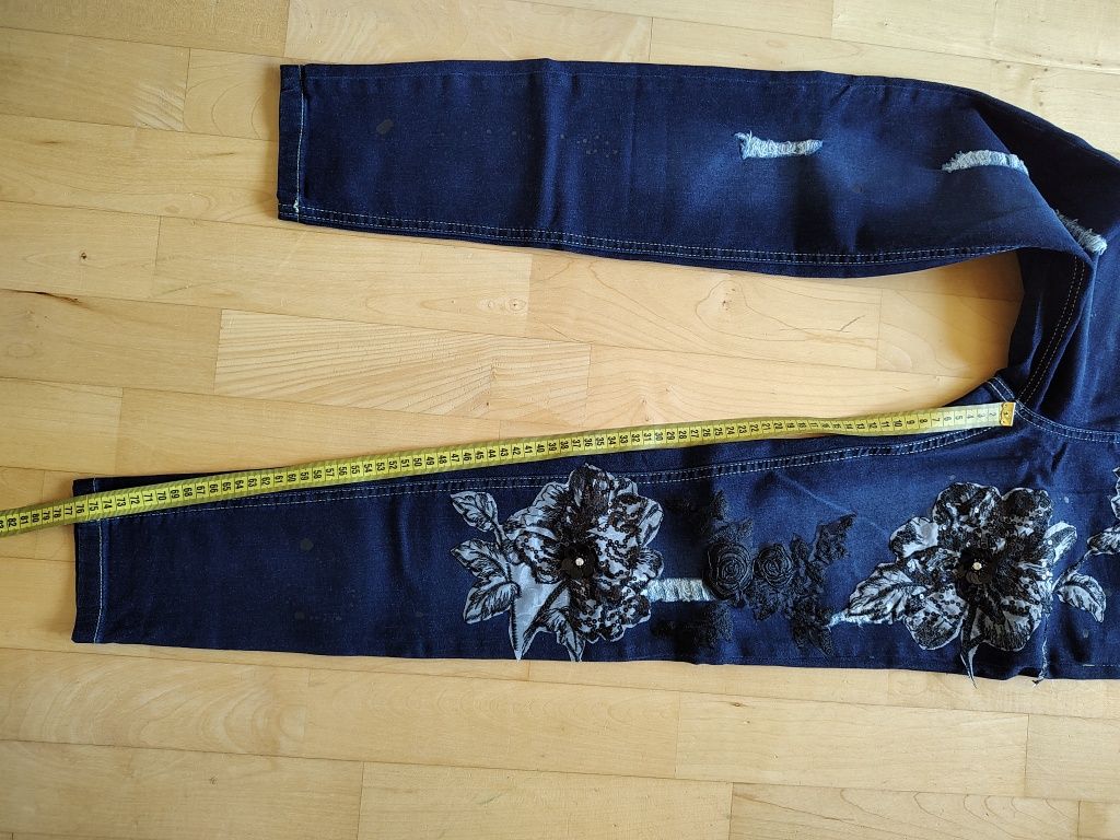 Jeansy w stylu Desigual - r.36