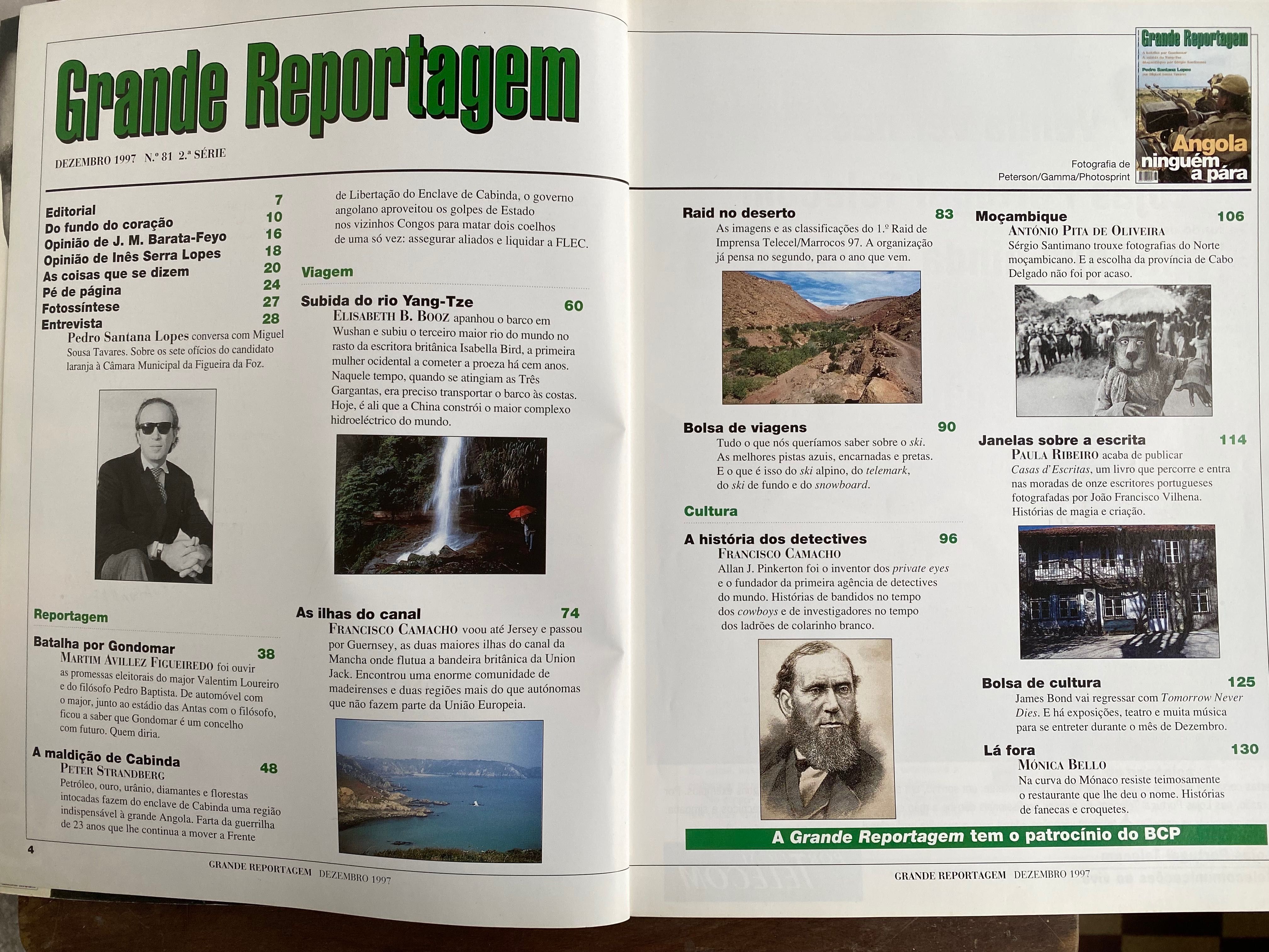 Lote 5 Revistas “Grande Reportagem”