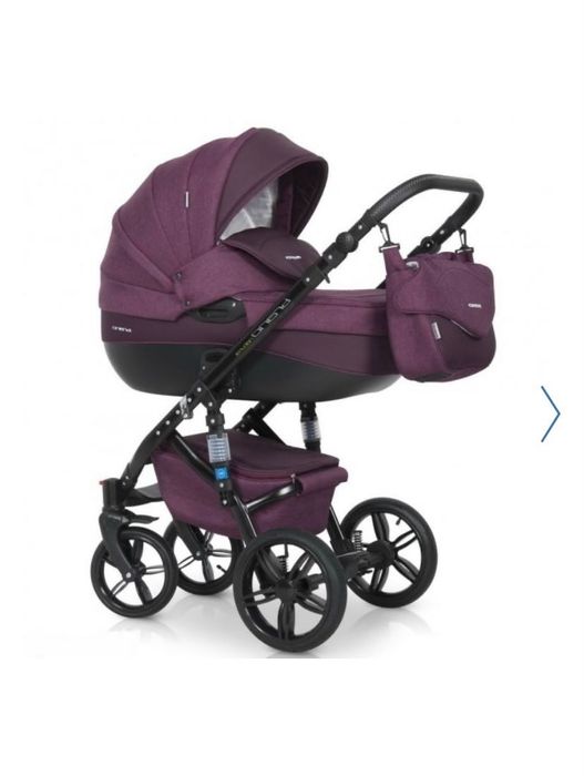 Дитяча універсальна коляска 2 в 1 Riko Brano Natural 03 Purple