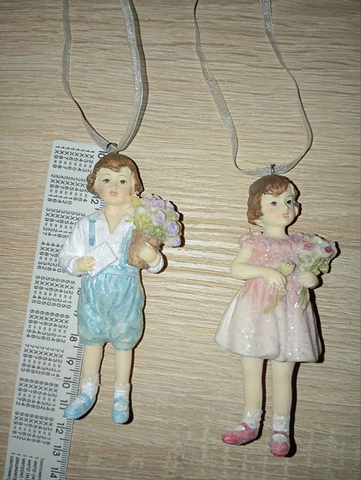 Фарфорові прикраси на ялинку