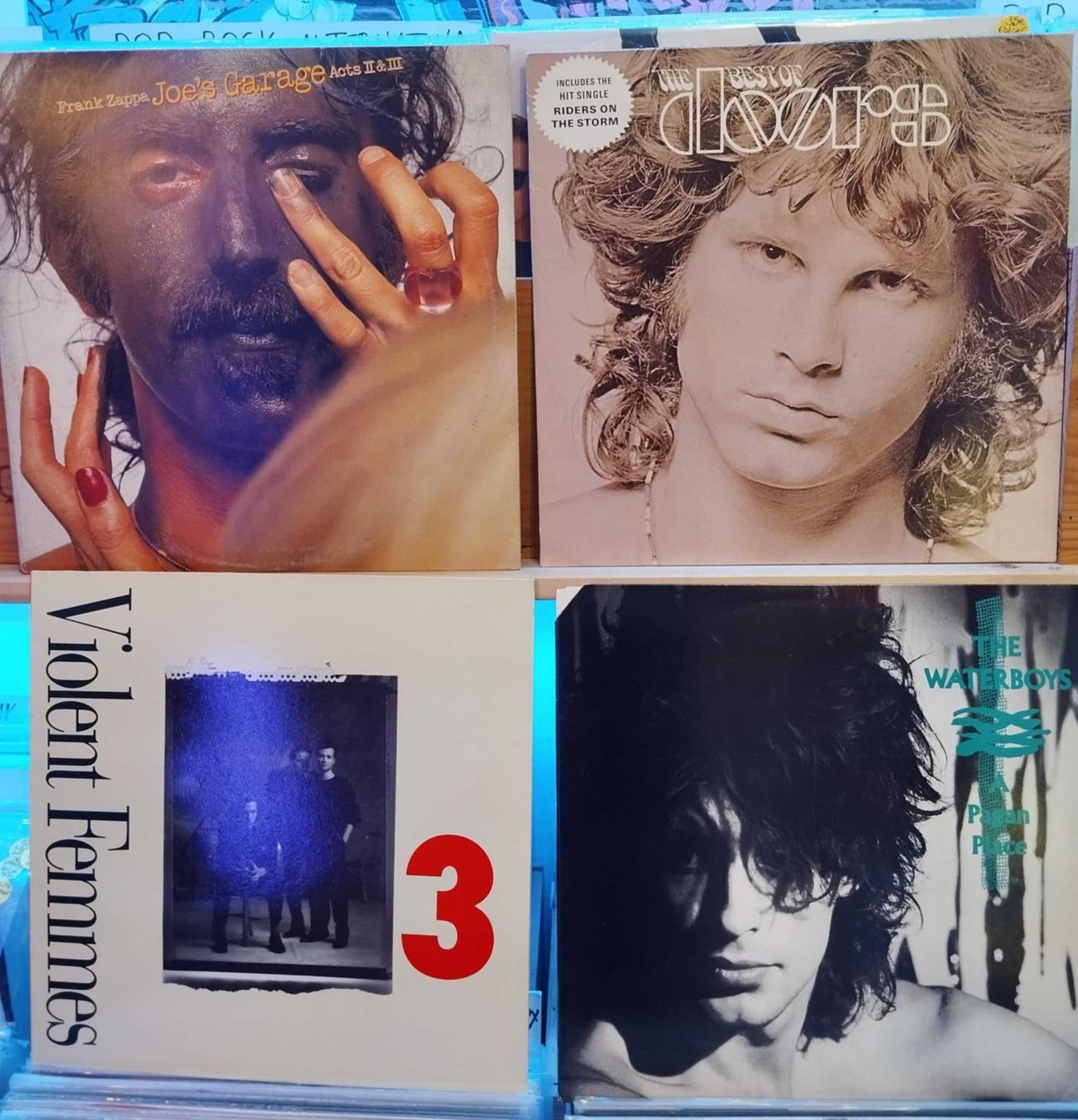 Vinil Zappa Doors Violent Femmes waterboys  Eno Queen Delfins,