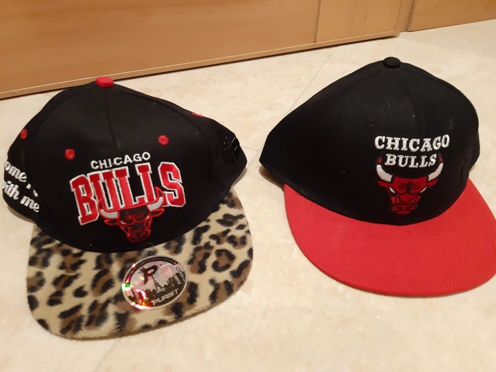 Chapéu chicago Bulls de pala vermelha