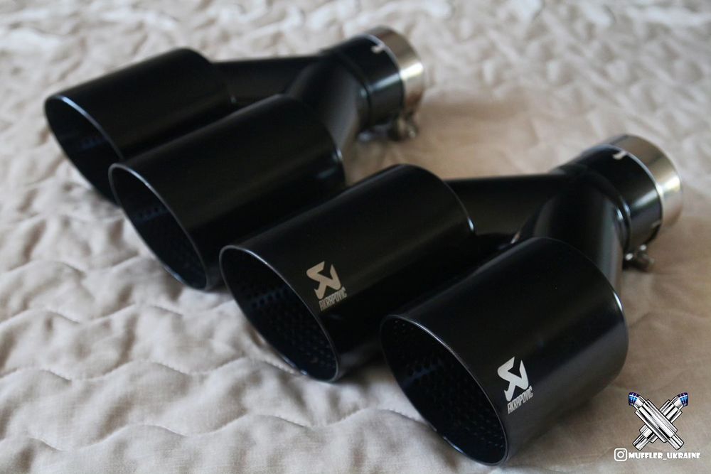 Насадки глушителя Akrapovic Акрапович прямоток банка BMW Audi VW Remus