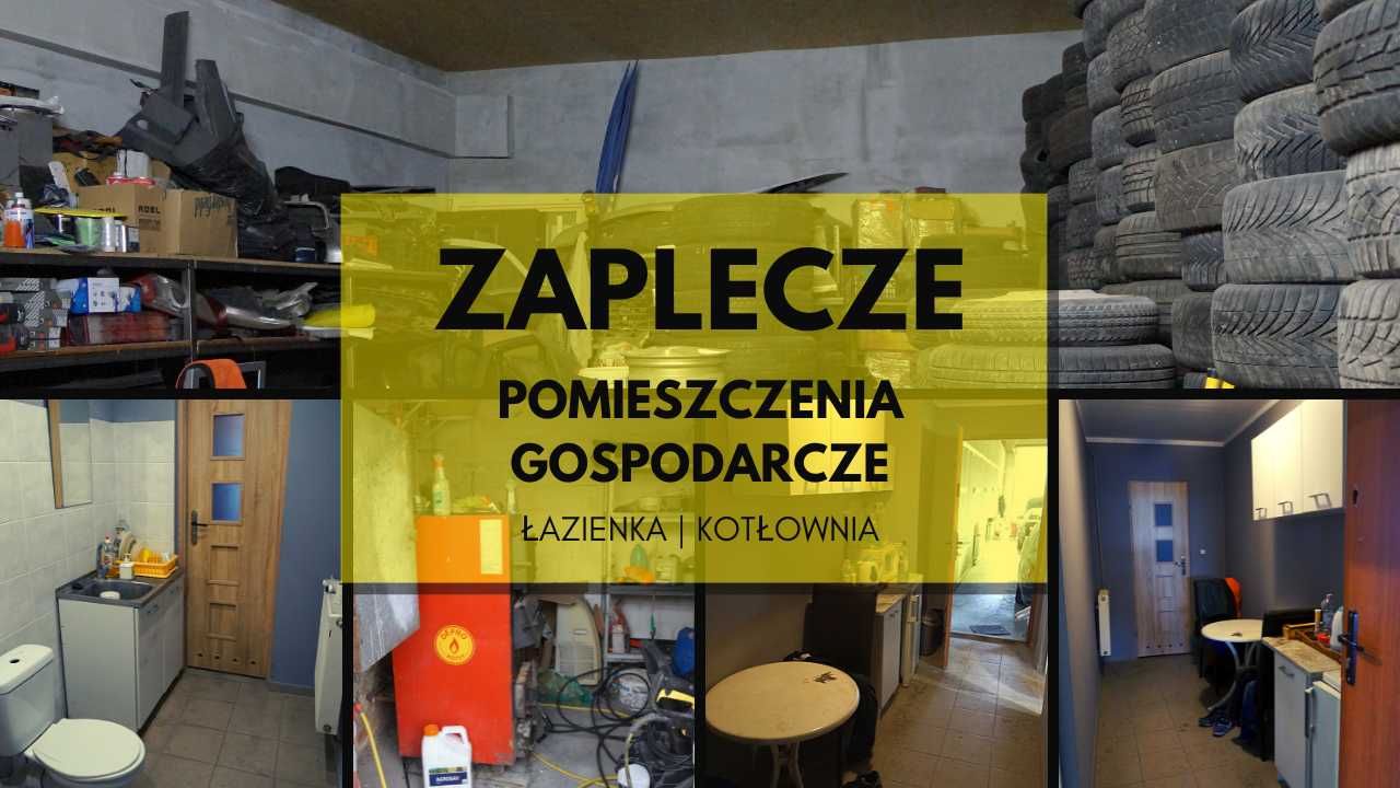 HALA MAGAZYNOWA BIURO MAGAZYN 230m2 + Działka 15ar Gotowa Sprzedaż FV