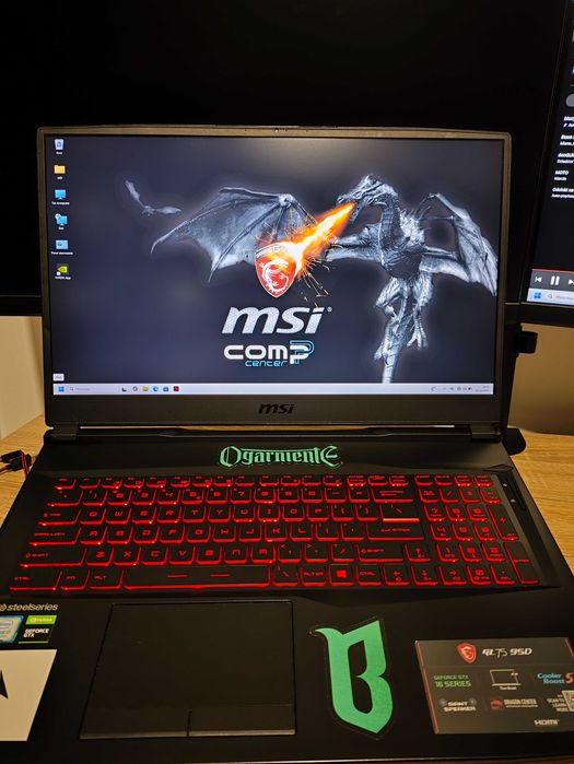 LAPTOP GAMEINGOWY MSI GL75 i7-9750H Windows 11 GTX1660Ti 17,3" 120Hz