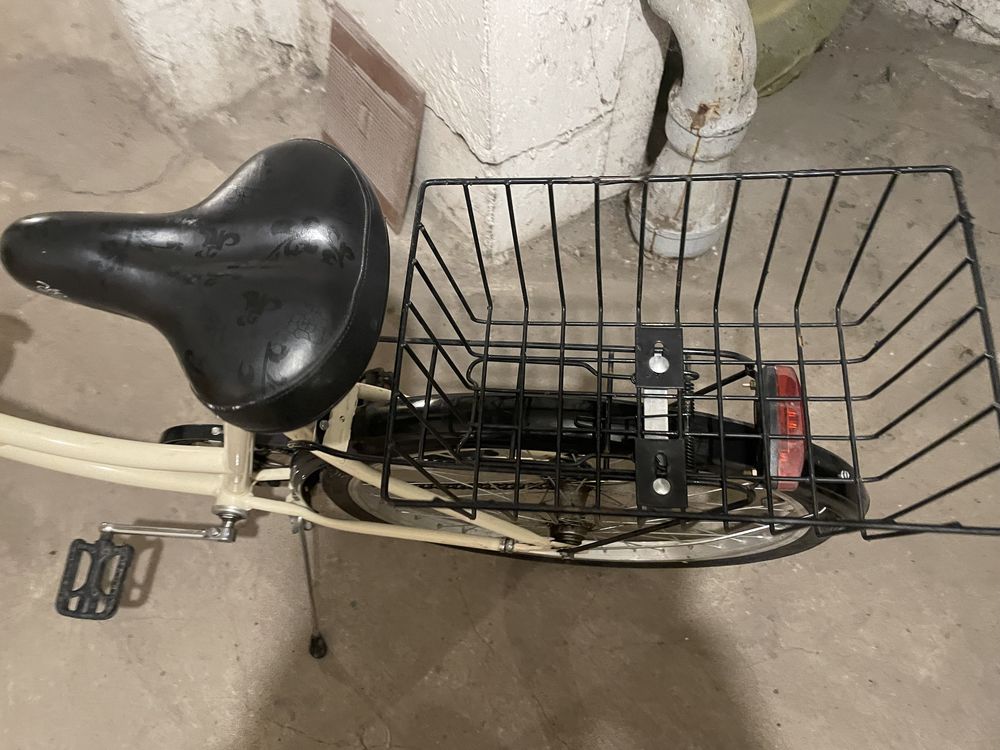 Rower damka 26 cale z koszykami