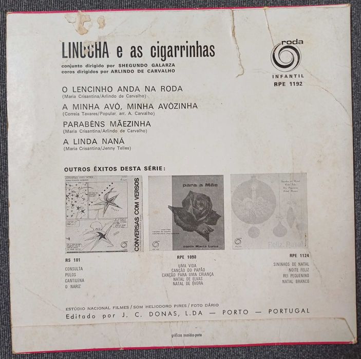 Linucha e as Cigarrinhas Single Vinil