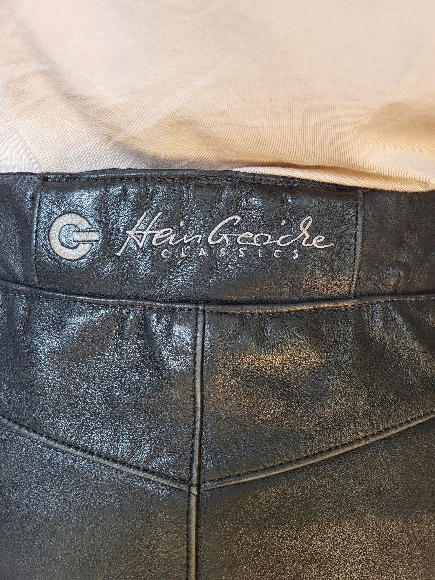 skórzane spodnie motocyklowe marki Hein Gericke z linii Classics