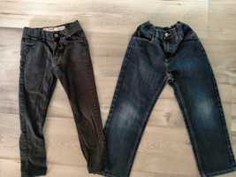Komplet markowych spodni jeansowych chłopiec 122