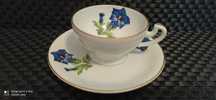 Porcelana Hertel Jacob DUO Mokka dekor Goryczka Kolekcjonerska